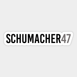 Mick Schumacher 47 Design 2021 Sticker